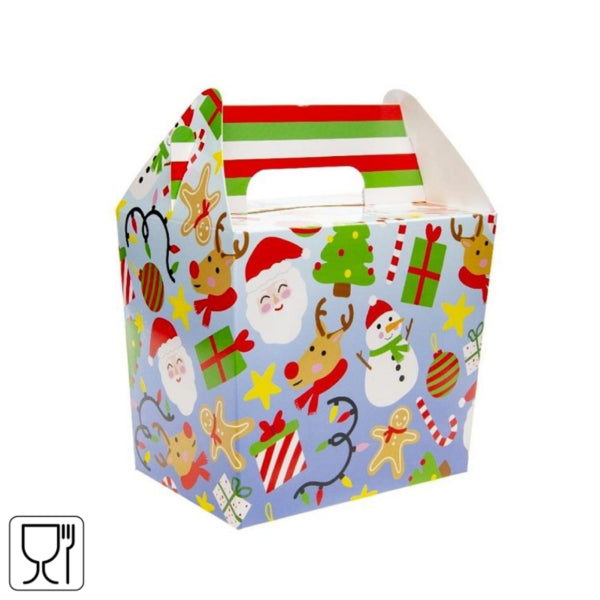 Christmas Treat Box Cardboard 14 Cm
