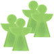 Încălzitor Ouă De Crăciun Înger Pâslă Verde 20 Cm Set De 4