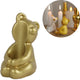 Candle Holder Bear Gold-colored 8 Cm