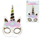 Máscaras Flomo Unicorn 23 cm conjunto de 3