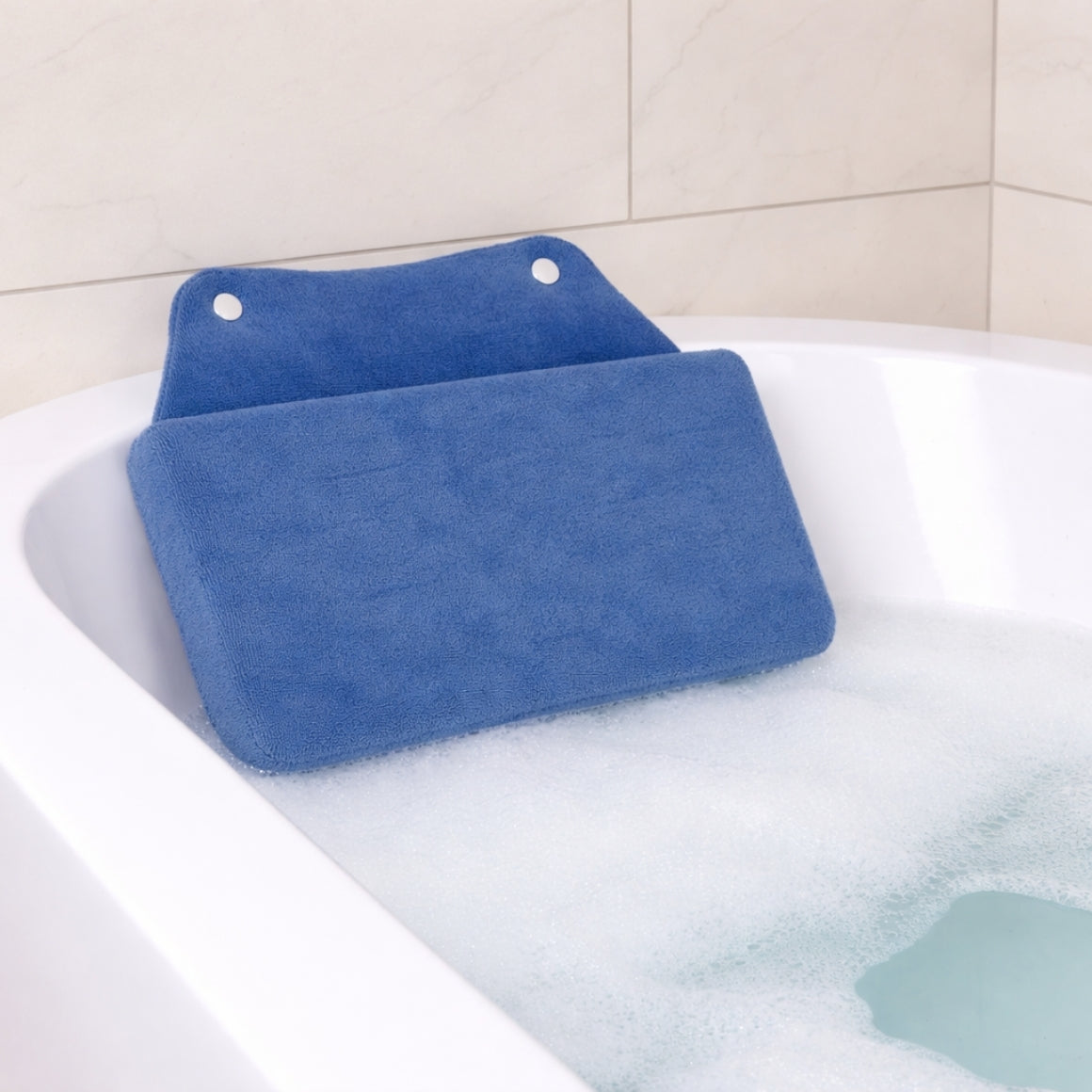 Sweet Dreams Bath Pillow Dark Blue 25 X 16 Cm