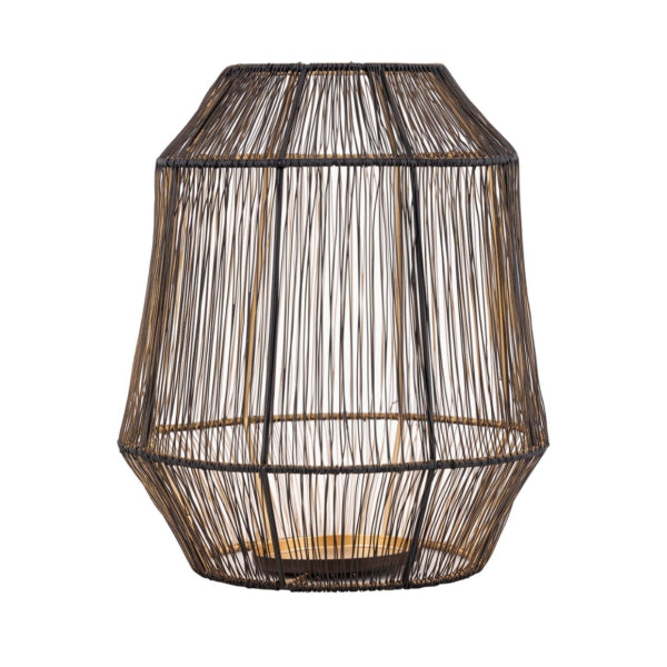 Ptmd Justy M Lámpás Fekete/arany színű 32 cm