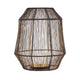 Ptmd Justy M Lantern Black/gold-colored 32 Cm