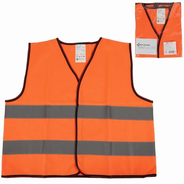 Gilet de sécurité enfant orange taille 134-140