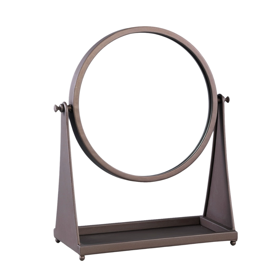 Ptmd Mirror Francess Brown 37 Cm