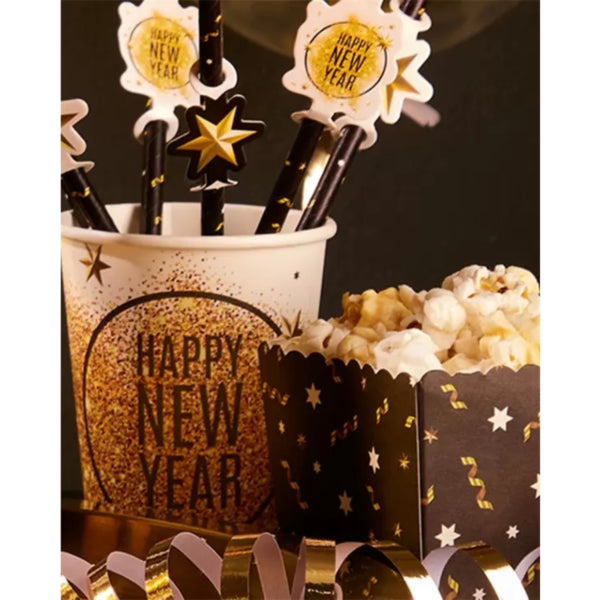 Disposable Party Containers Black 9 Cm 4 Pieces