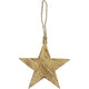 Star Pendant Mango Wood 19 Cm