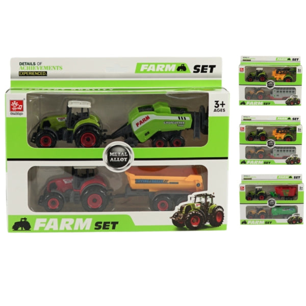 Sunq Toys Tractor Set 4-piece 22 Cm