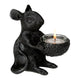 Mouse Tealight Holder Black 12.5 Cm