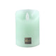 Ptmd Vela Led A Pilas S Verde Salvia 7,5 X 10 Cm