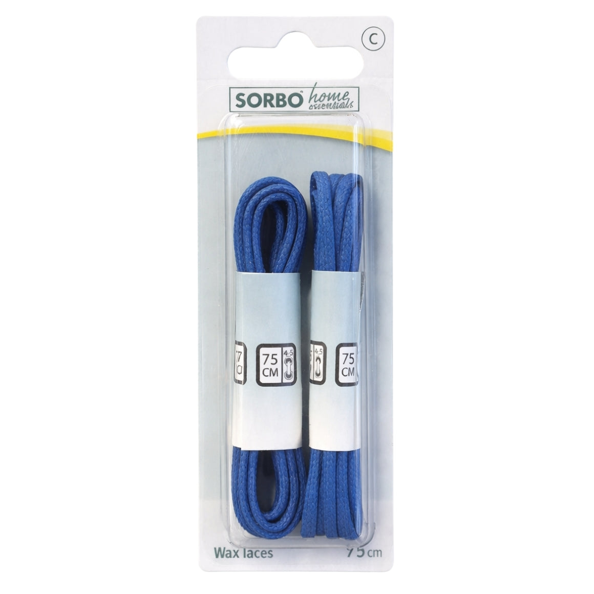 Sorbo Waxed Laces Blue 75 Cm 2 Pairs