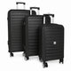 Sunset Black Luggage Set 95/56/27 L Set Of 3