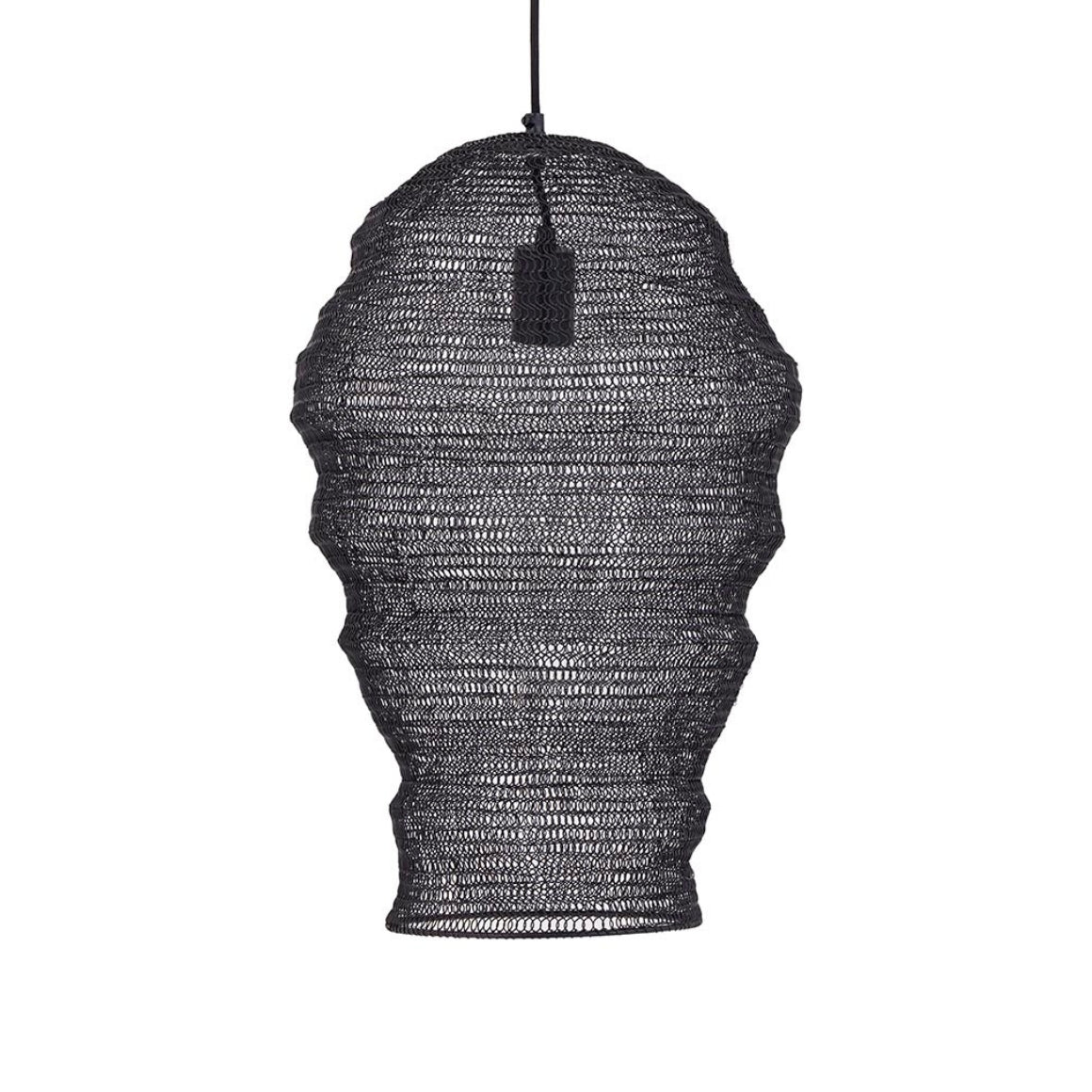 Ptmd Pendant Lamp Miko S Black 50 Cm