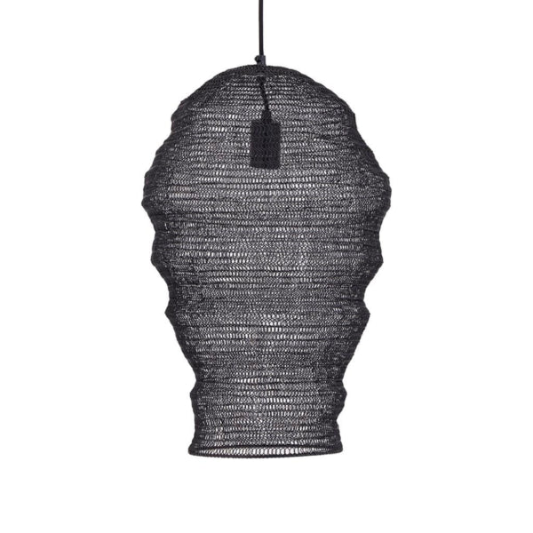 Ptmd Pendant Lamp Miko S Black 50 Cm