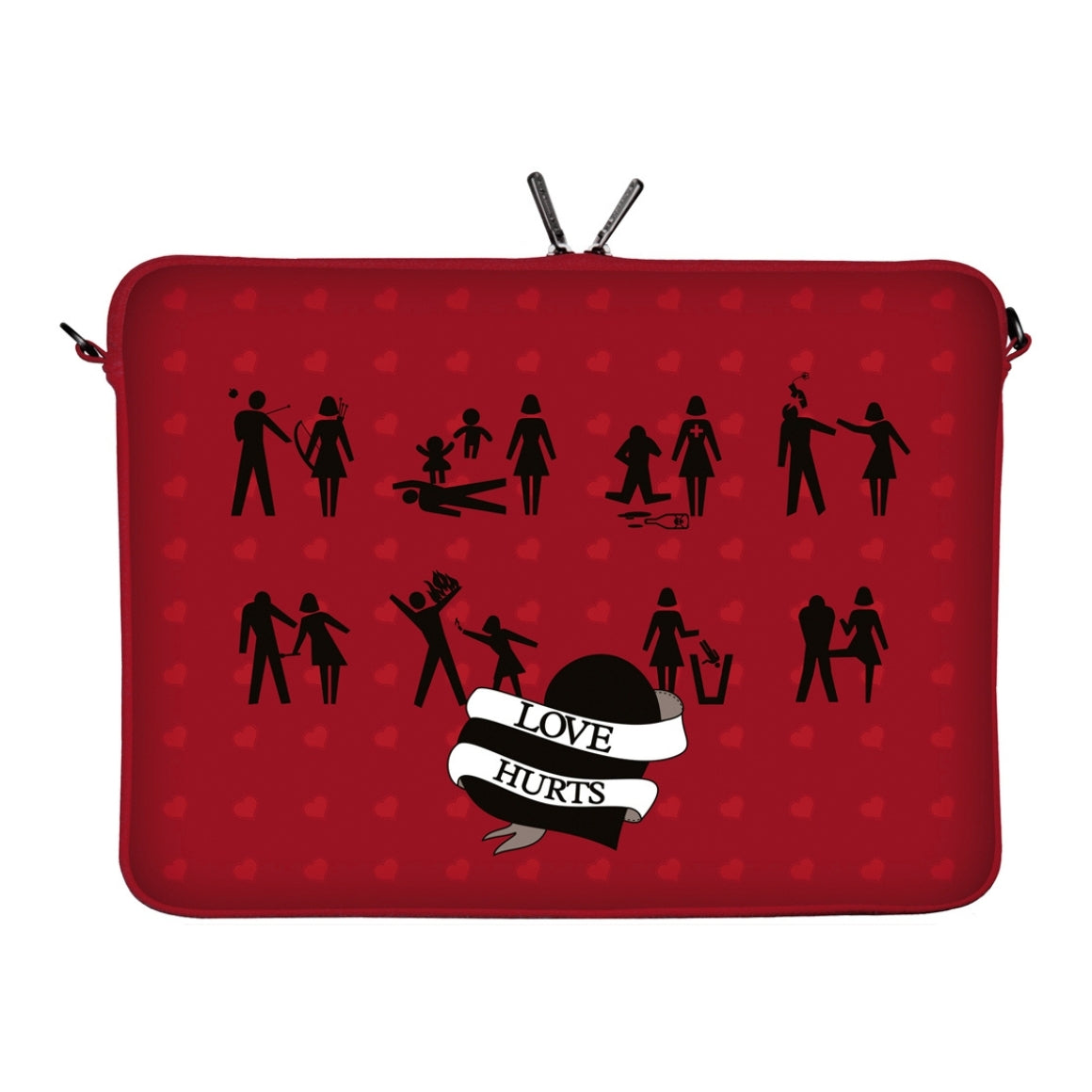 Digittrade Laptop Sleeve Love Hurts 15.6 Inches