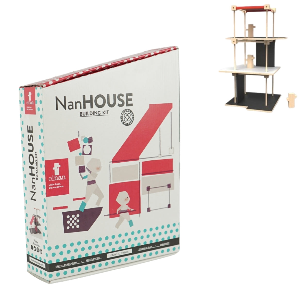 El Nan House Building Kit 71-piece