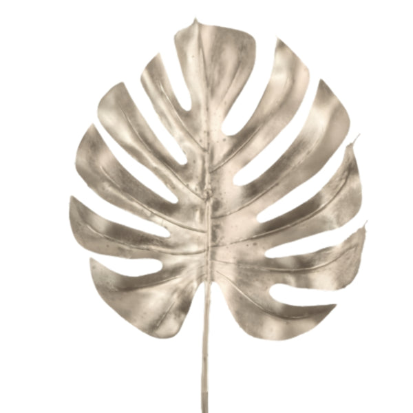 Hbx Artificial Branch Monstera Champagne Colored 72 Cm