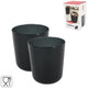 Curver Cup Black 8.6 Cm Set Of 2