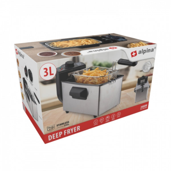 Alpina Deep Fryer 3l 2000w