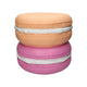 Macaron Side Table Peach/lavender 33.5 Cm
