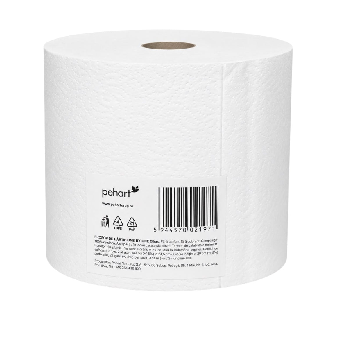 Sovio Industrial Paper Roll 100 M 444 Sheets 2-ply