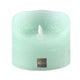 Ptmd Led Battery-operated Pillar Candle Xl Sage Green 12.5 X 10 Cm