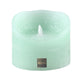 Ptmd Led Battery-operated Pillar Candle Xl Sage Green 12.5 X 10 Cm