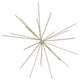 Housevitamin Ornament Firework Metal Beige 25 Cm