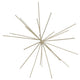 Housevitamin Ornament Firework Metal Beige 25 Cm