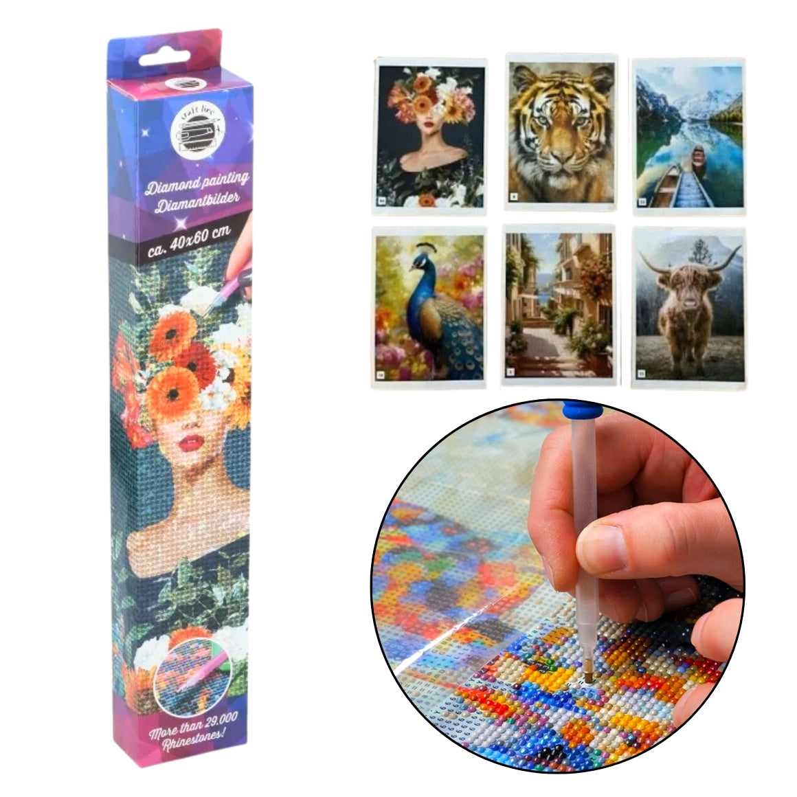 Diamond Painting Picture 40 X 60 Cm