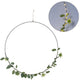 Hanging Decoration Ring Botanical Led Battery Operated 60 Cm