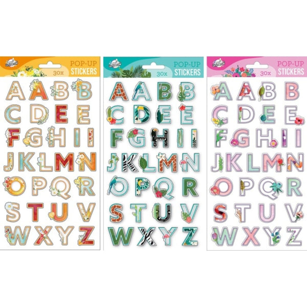 Craft Universe 3d Pop-up Stickers 28 Cm 3 Assorted