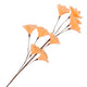 Artificial Branch Feather Flowers Orange 110 Cm