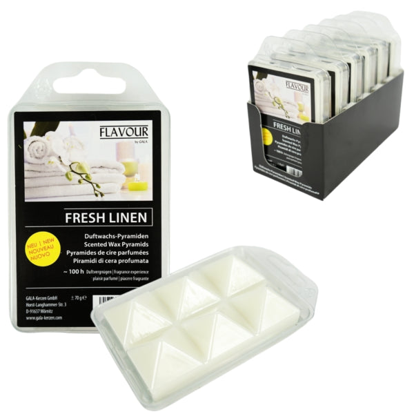 Gala Waxmelts Pyramid Fresh Linen 6 Pieces
