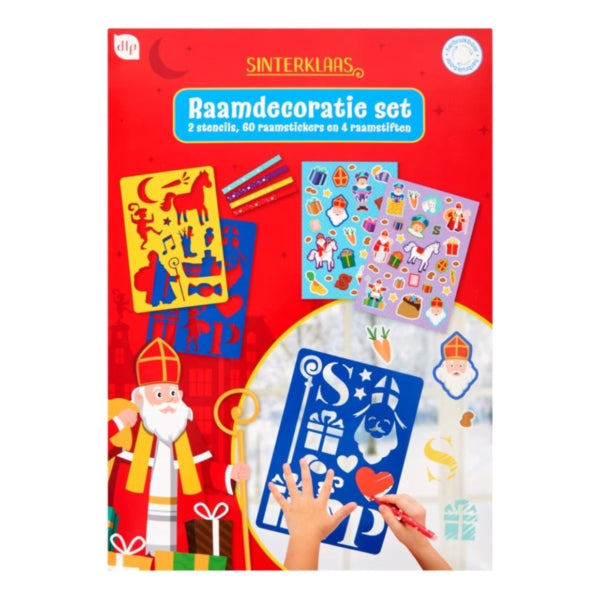 Sinterklaas Window Stickers And Decoration Set Of 66