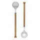 Sagaform Nature Salad Cutlery Wood Stainless Steel 31 Cm Set Of 2