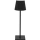 House Of Nature Rechargeable Led Table Lamp Black 38 Cm