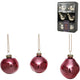 Xmas By Moos Boules de Noël roses 6 cm 6 pièces