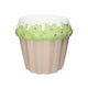 Cupcake Side Table White/green 37 Cm