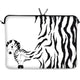 Digittrade Laptop Sleeve Zebra 17.3 Inches