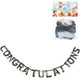 Congratulations Garland Silver-colored 2 M
