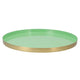 Marrakech Mint Gold-colored Tray 40 Cm