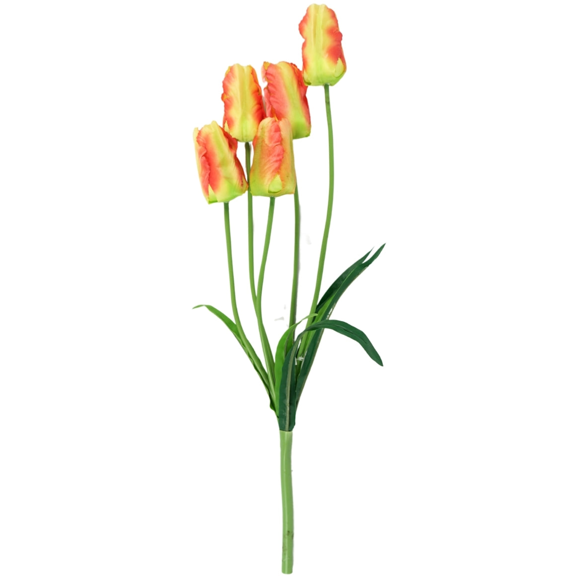 Artificial Tulip Flower Yellow/orange 58 Cm