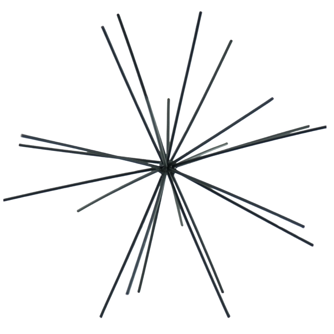 Housevitamin Ornament Firework Metal Black 25 Cm