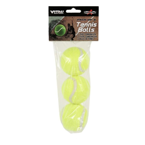 Summerplay Tennis Balls Yellow 6.3 Cm Set Of 3
