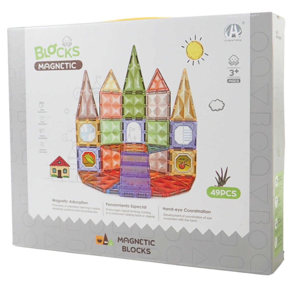 Magnetic Building Blocks 49-piece