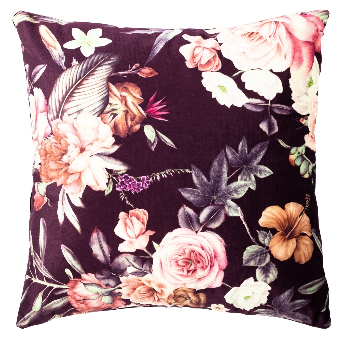 Tiseco Cushion Ambiance Floral Pomegranate 45 X 45 Cm