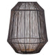 Ptmd Justy L Lantern Black/gold-colored 38 Cm