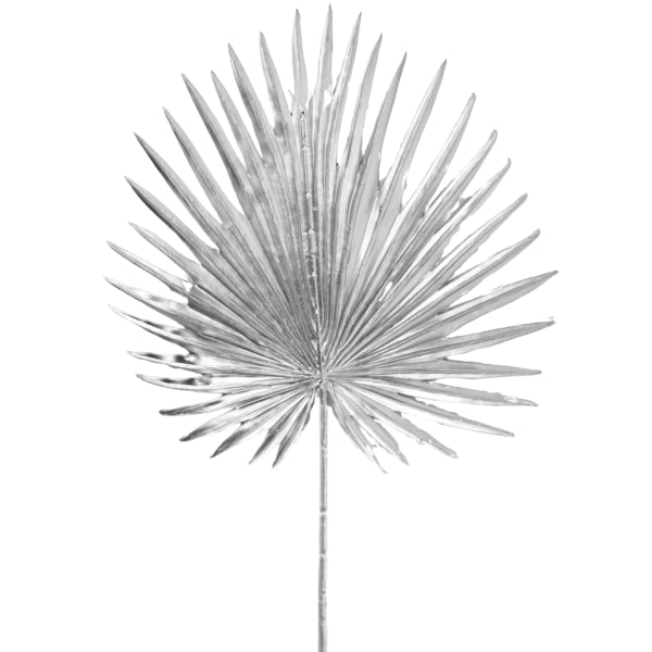 Hbx Artificial Branch Livistonia Silver-coloured 85 Cm
