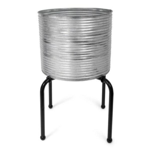 Senza Flower Pot On Metal Stand 51 Cm